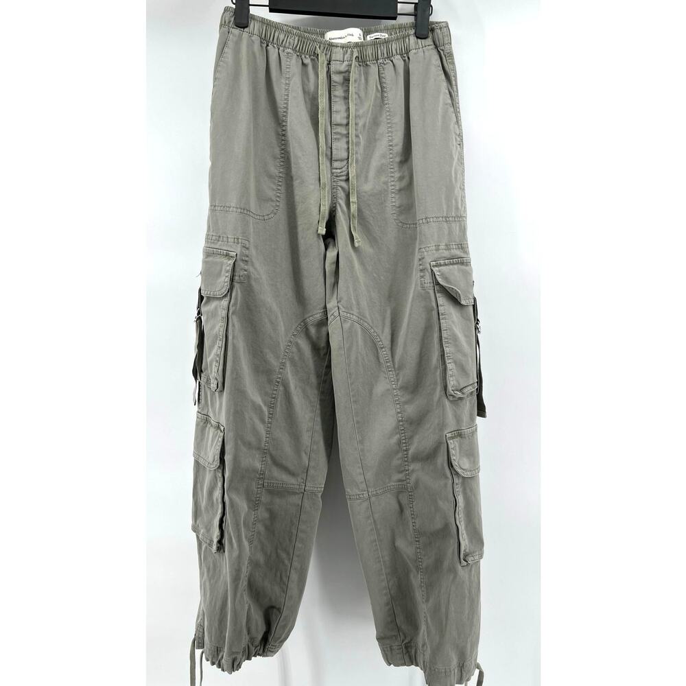 Abercrombie Garment Dyed Cotton Cargo Pants Men's S